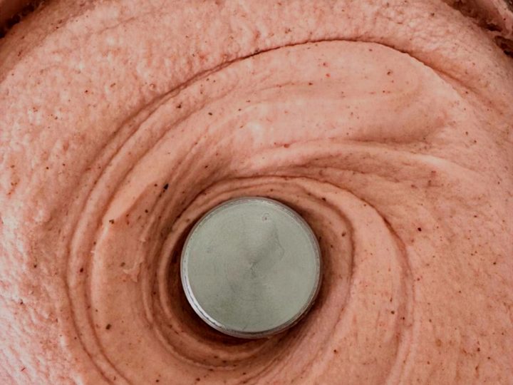 Gelato de Fresa con Albahaca