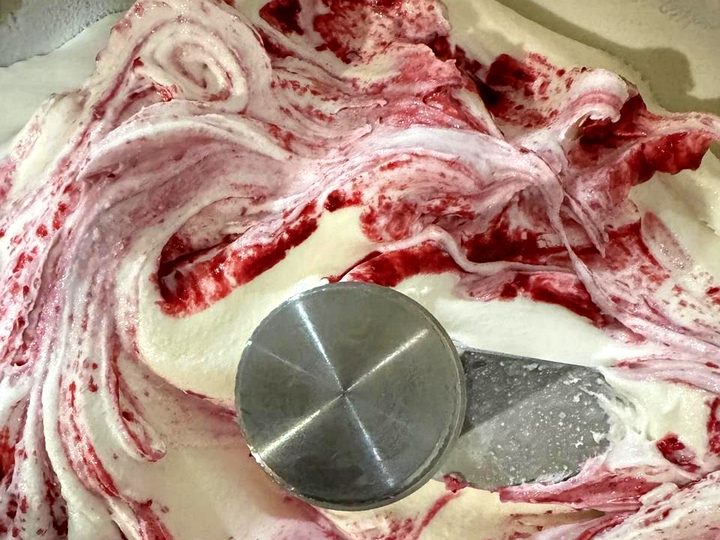 Gelato de Queso Zarzamora