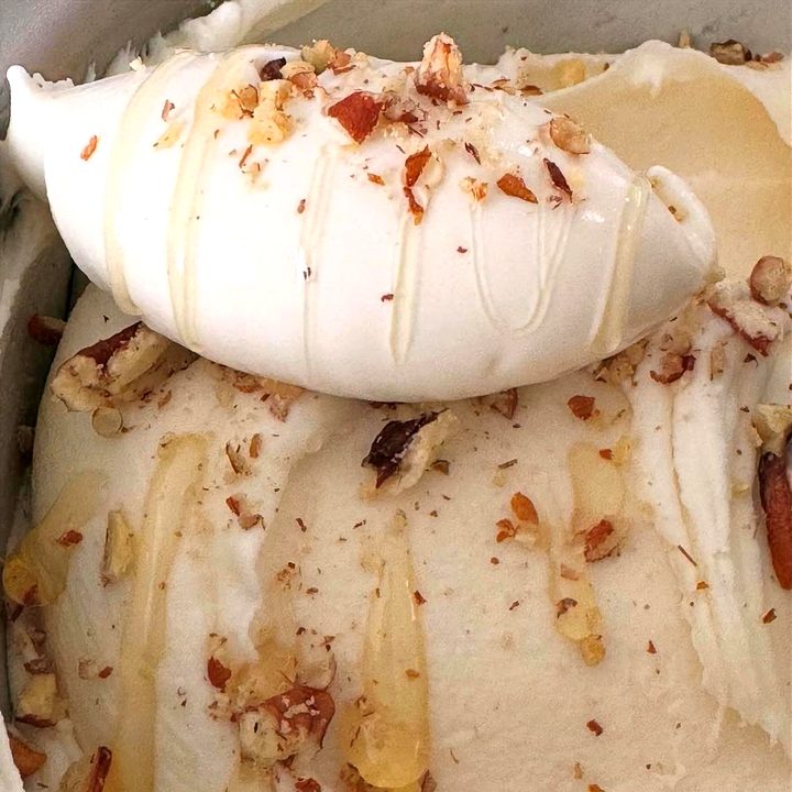 Gelato de Yogur con Miel y Nuez